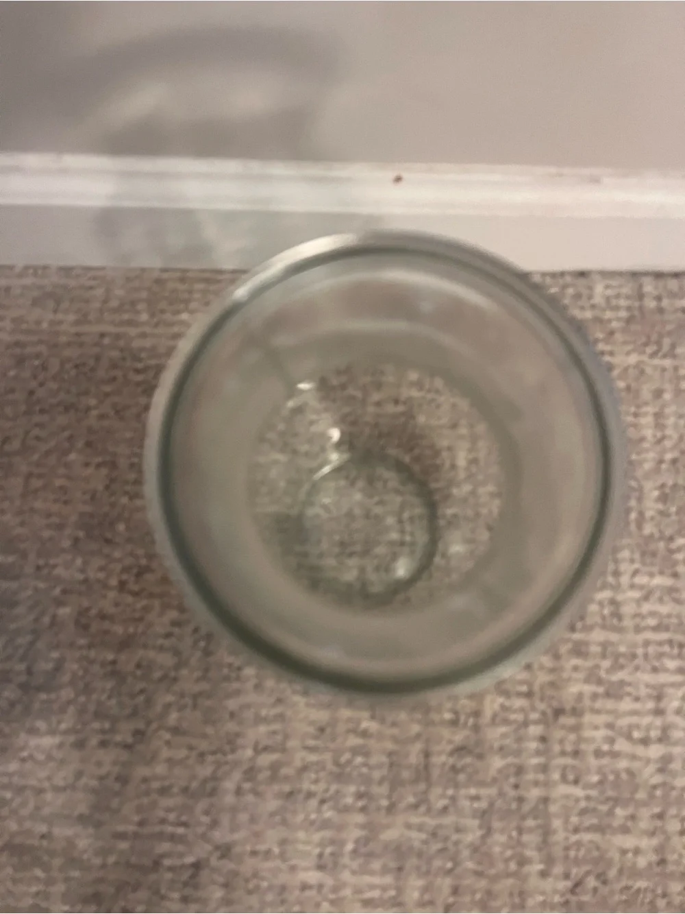 Clear Glass Vase -